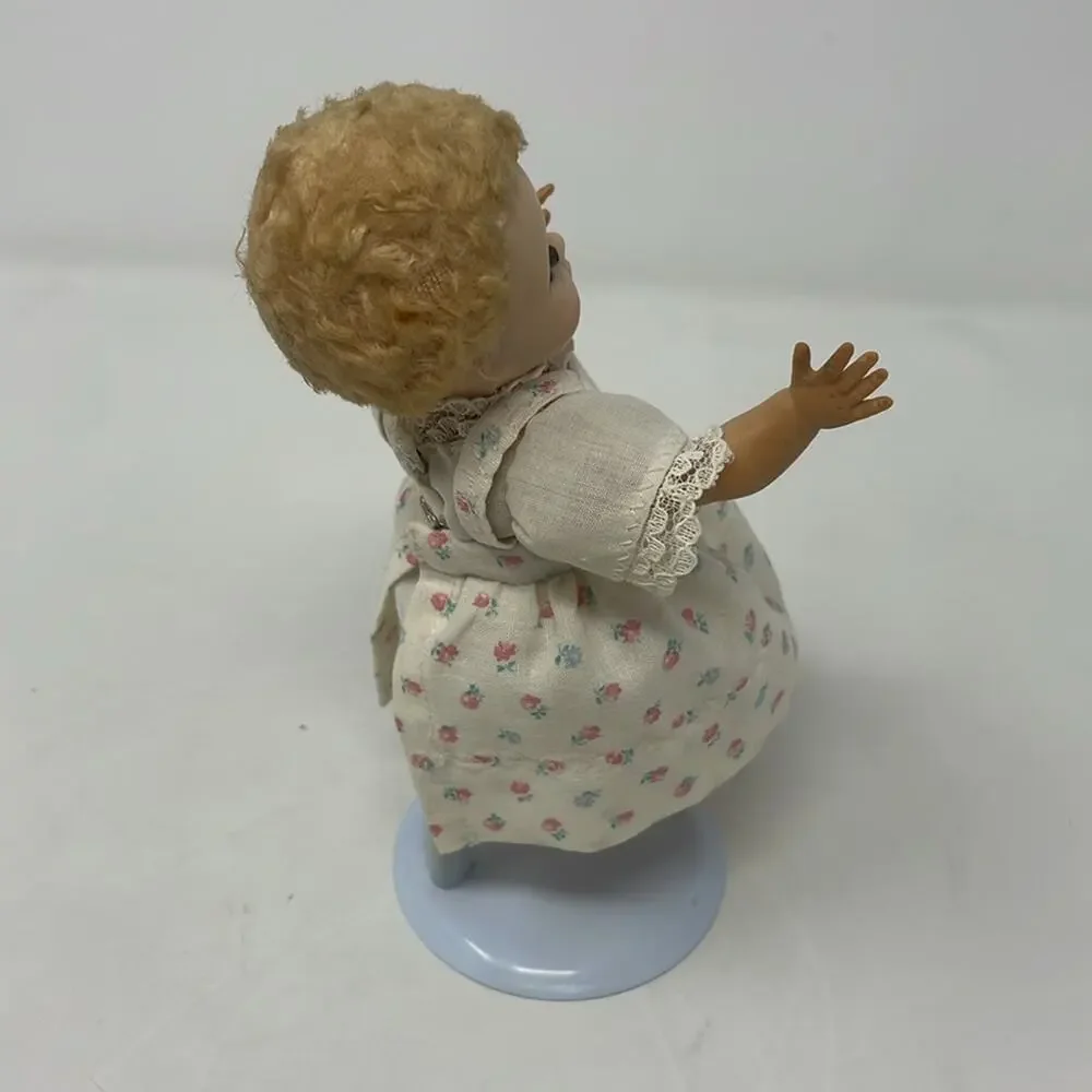 Vintage 1950's Madame Alexander Little Genius Doll and stand
